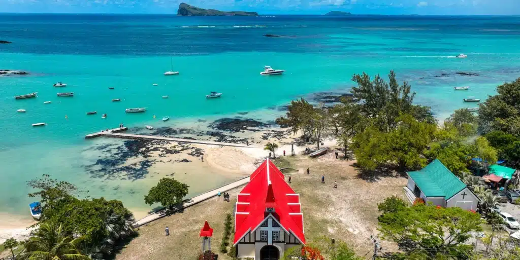 Vue de Cap Malheureux dans le nord de l’île Maurice, proche de Grand Baie où est basé Citizen Consult